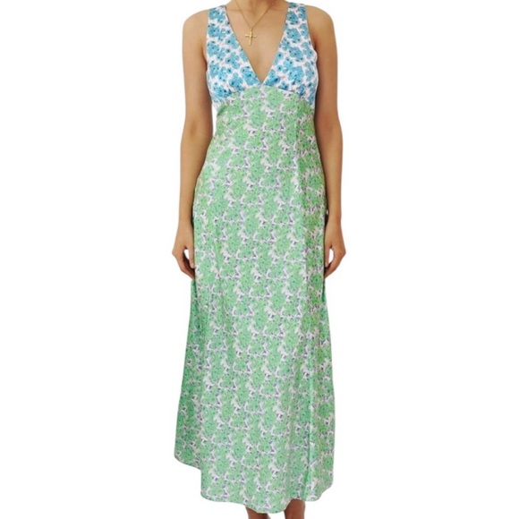 Verge Girl Dresses & Skirts - Two Toned Floral Maxi Dress